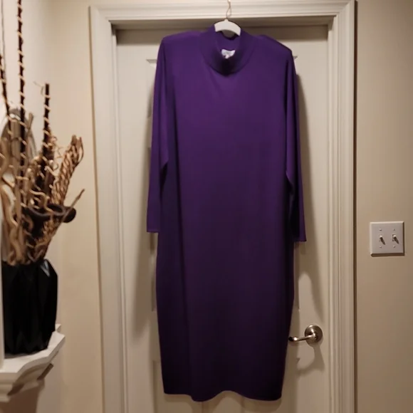 Sergio Hudson Sweater Purple Dress, Various Sizes-NWT - Picture 11 of 11